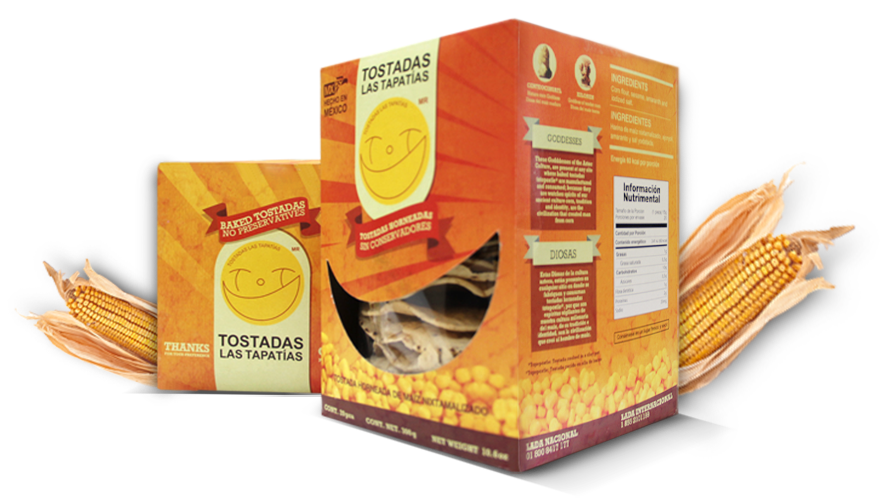 Tostadas las tapatías - Empaque de tostadas